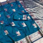 Pure Silk Paithni Saree– Banarasi Zari Weaving